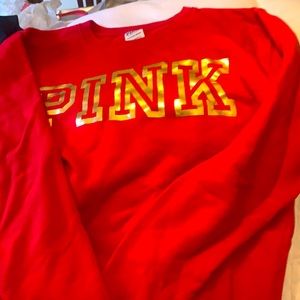 Pink XS Crewneck Sweatshirt
